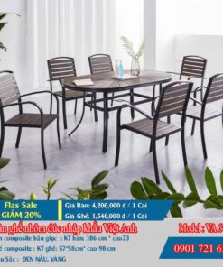 Bàn ghế sân vườn ngoài trời Việt Anh VA 64