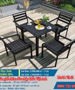 Bàn ghế ngoài trời Việt Anh VA 62