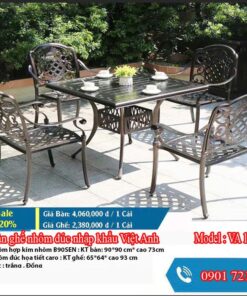 Bàn ghế ngoài trời Việt Anh VA 16