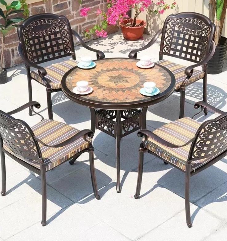 ban ghe ngoai troi Viet Anh Model VA 48 10