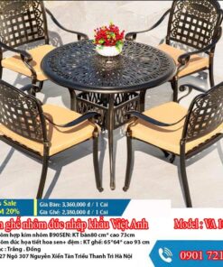 Bàn ghế sân vườn ngoài trời Việt Anh VA 10